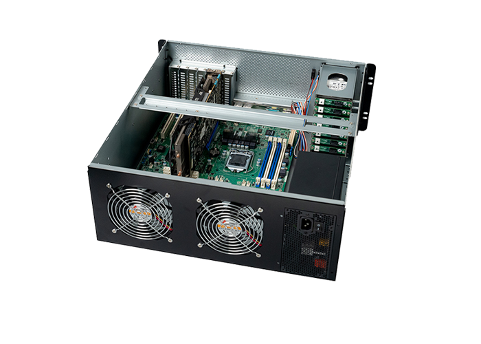 19" Rackmount Industrie-Rechner 4U RCC-44714i