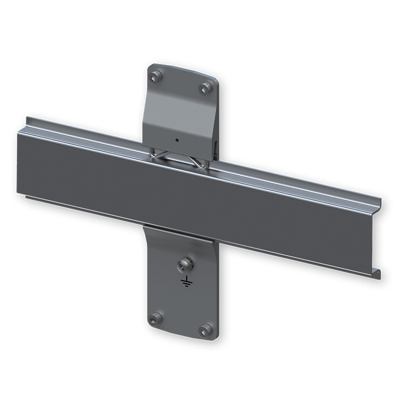 TSW1 Rückwand mit DIN Rail Hutschienen Halterung