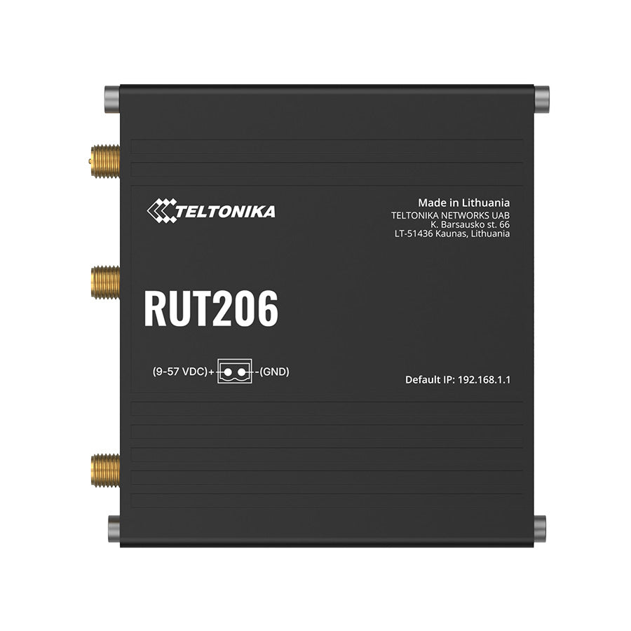 Teltonika RUT206 Industrial 4G/LTE Router mit PoE, WLAN und RS232/RS485
