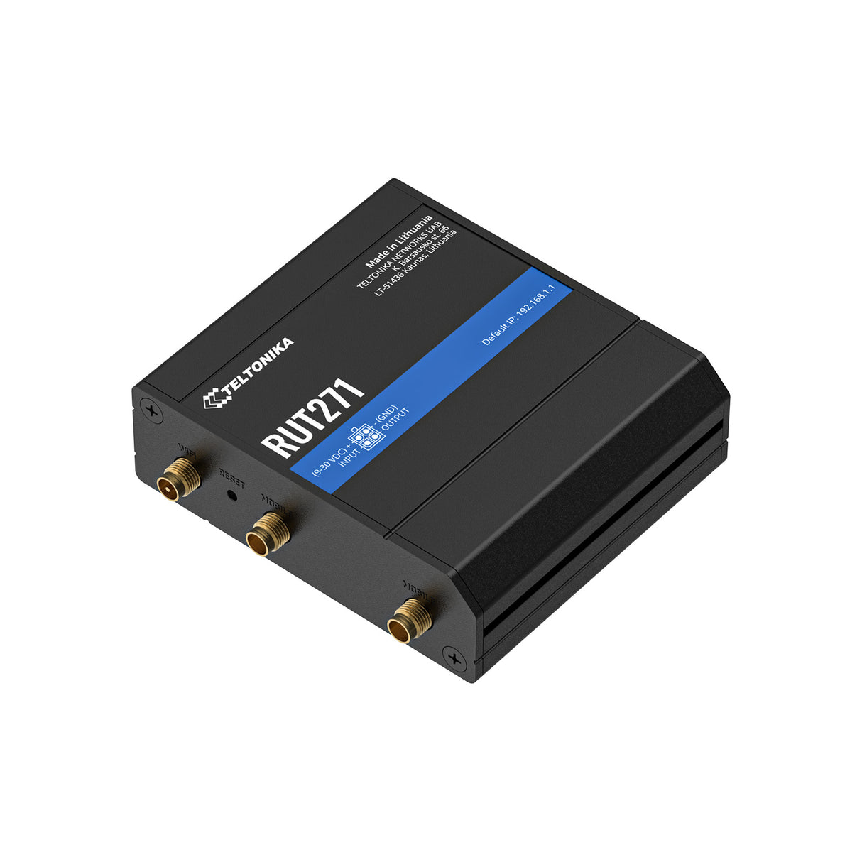 RUT271 Industrial RedCap IoT 5G Router mit 2x 10/100MBit und WLAN