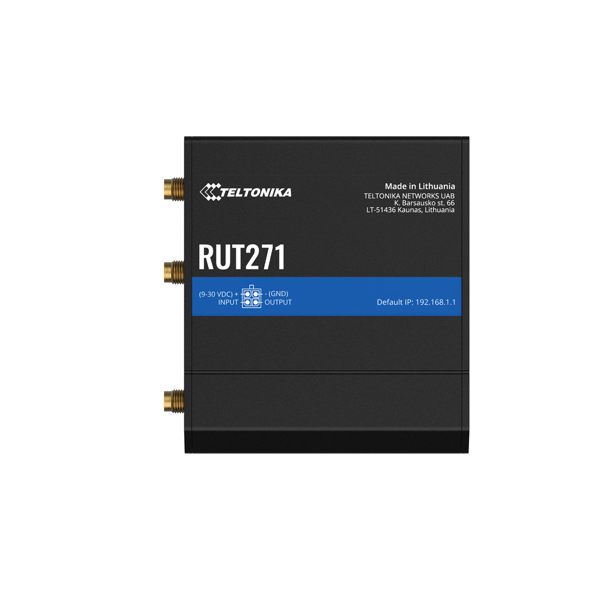RUT271 Industrial RedCap IoT 5G Router mit 2x 10/100MBit und WLAN