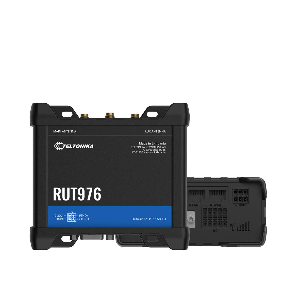 RUT976 Industrial RedCap IoT 5G Router mit 4x 10/100MBit, WLAN & GNSS
