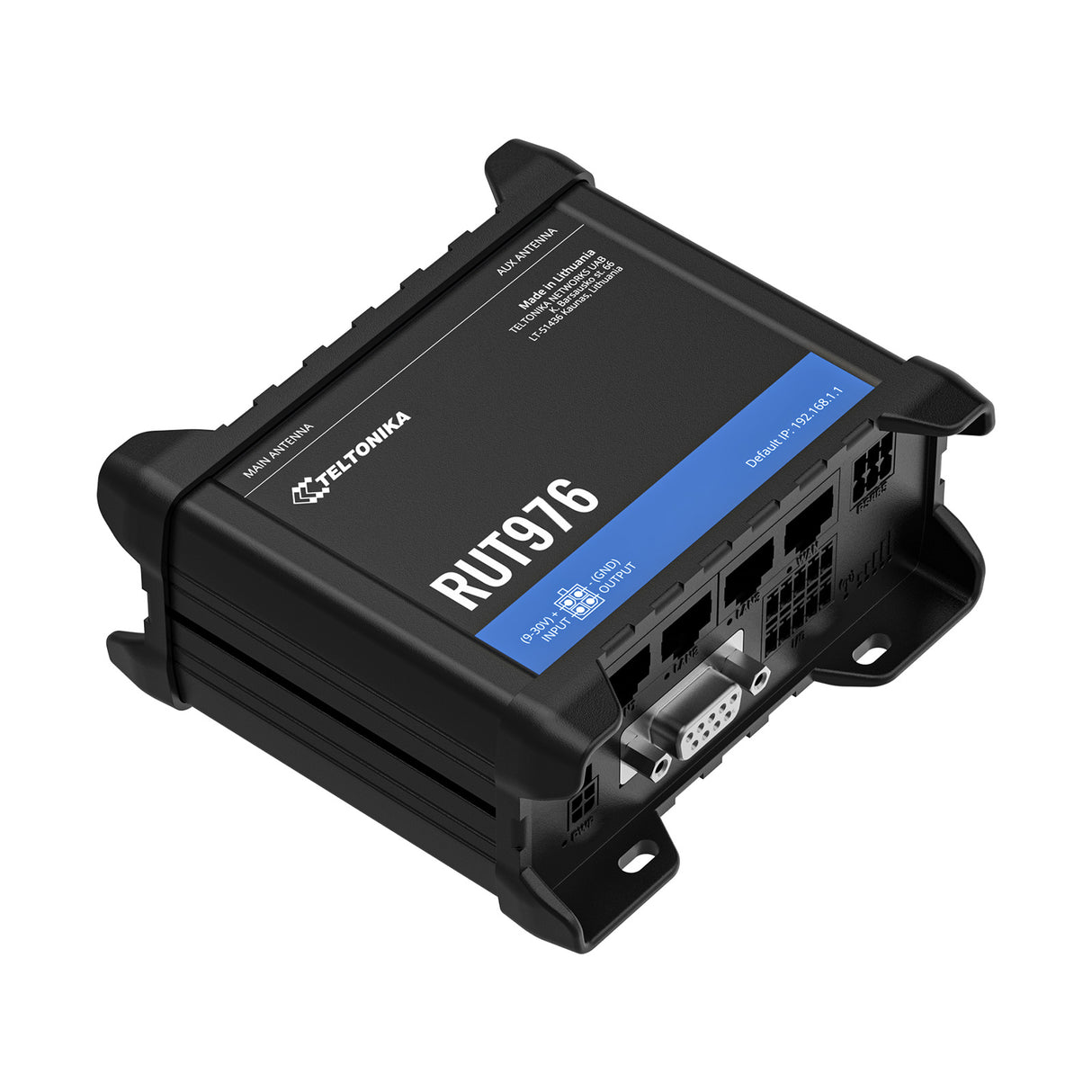 RUT976 Industrial RedCap IoT 5G Router mit 4x 10/100MBit, WLAN & GNSS