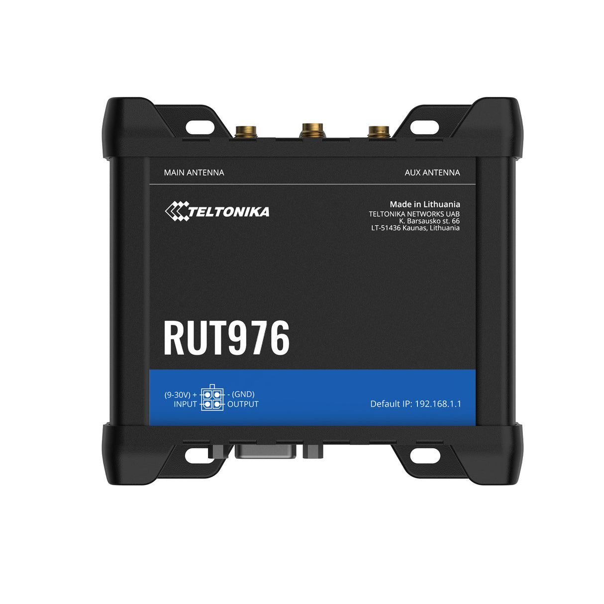 RUT976 Industrial RedCap IoT 5G Router mit 4x 10/100MBit, WLAN & GNSS