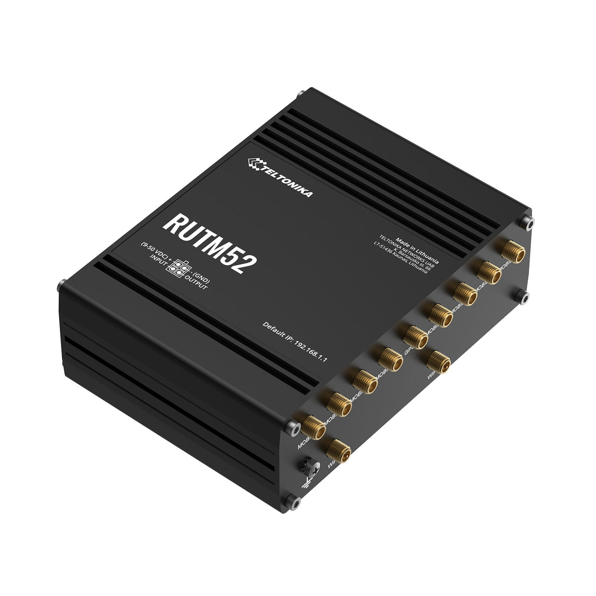 RUTM52 Industrial Dual 5G eSIM Router mit 5x GbE, WLAN & GNSS