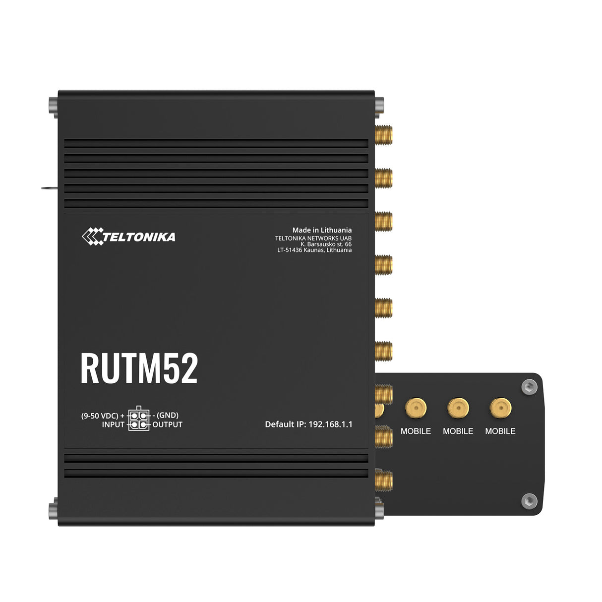 RUTM52 Industrial Dual 5G eSIM Router mit 5x GbE, WLAN & GNSS
