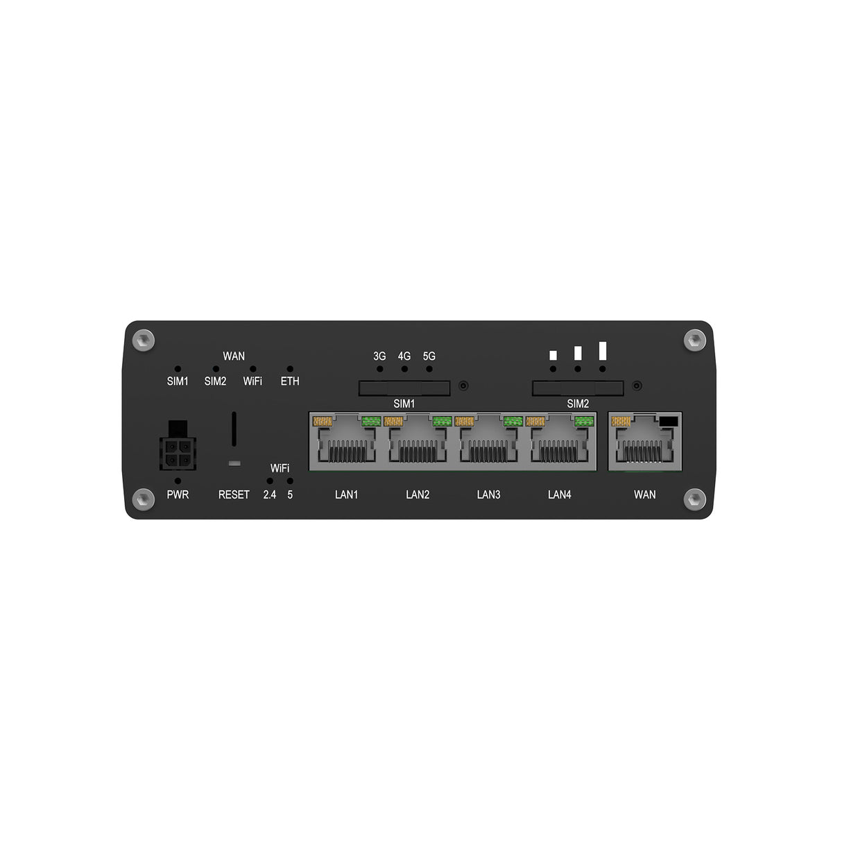 Teltonika RUTM54 Industrial Dual 5G eSIM Router mit 5x GbE & WLAN