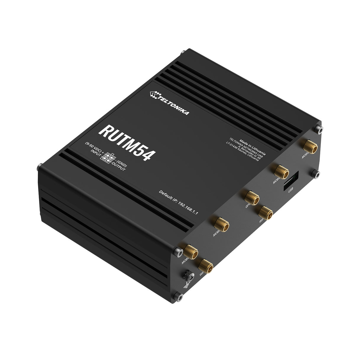 Teltonika RUTM54 Industrial Dual 5G eSIM Router mit 5x GbE & WLAN