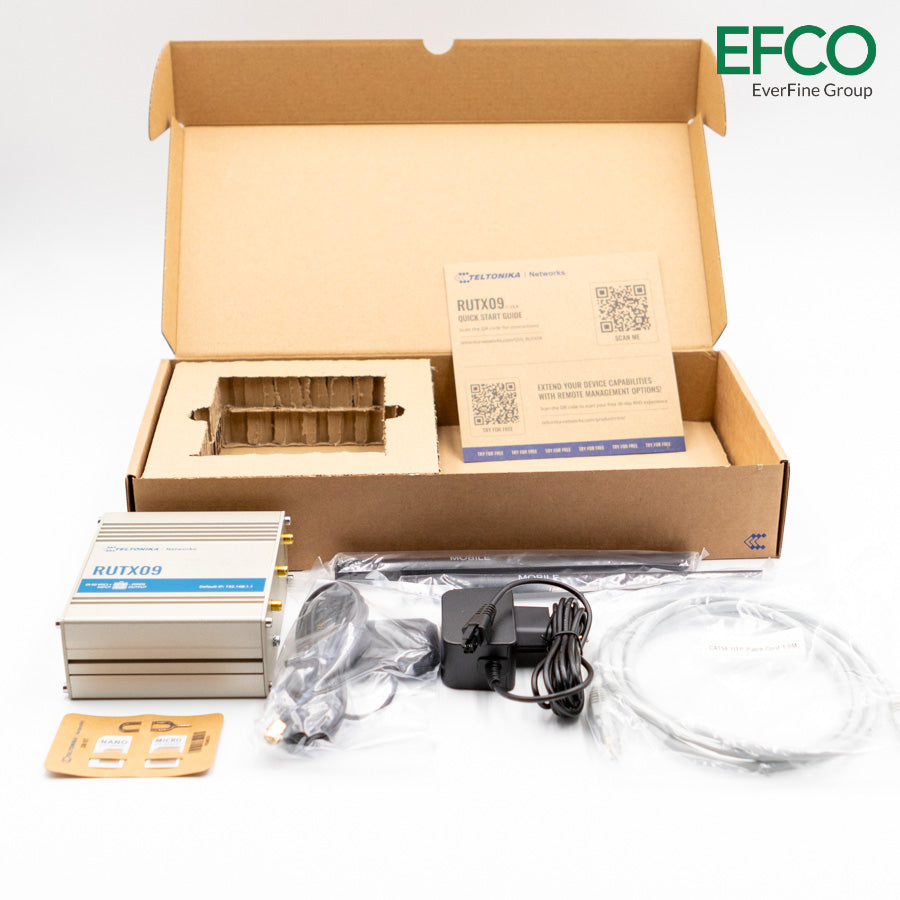 Teltonika RUTX09 Lieferumfang