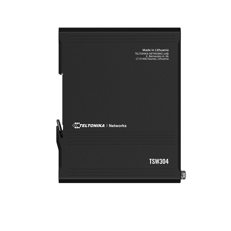 TSW304 Industrial 4-Port Gigabit Unmanaged Ethernet Switch (4x RJ45 Ports,10/100/1000 Mbps)