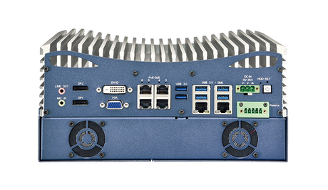 Produktbild EFCO Eagle-Eyes AIH-EP Industrie-PC, Rückansicht