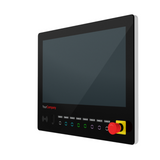 EFCO Eagle-Eyes Human Machine Interface HMI, flach, mit Tastenfeld und Tragarm Flansch