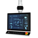 EFCO Eagle-Eyes Human Machine Interface HMI, flach, mit Tastenfeld und Tragarm Flansch