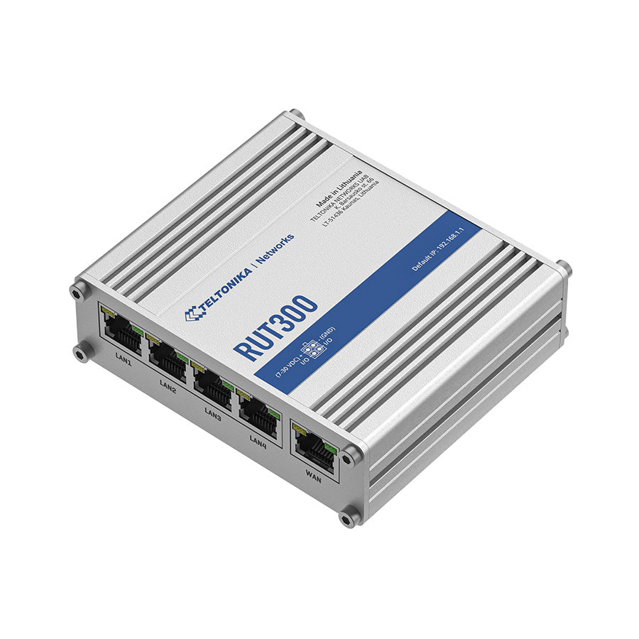 RUT300 Industrial IoT Router mit 5x Fast Ethernet und VPN