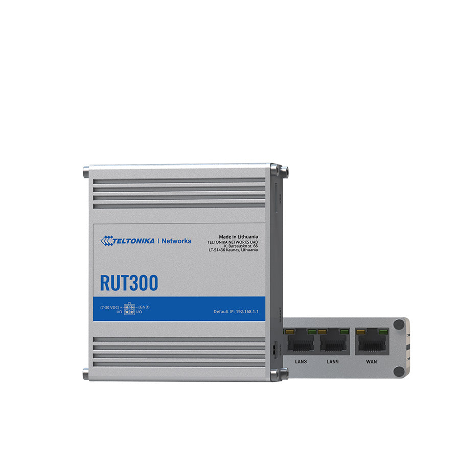 RUT300 Industrial IoT Router mit 5x Fast Ethernet und VPN