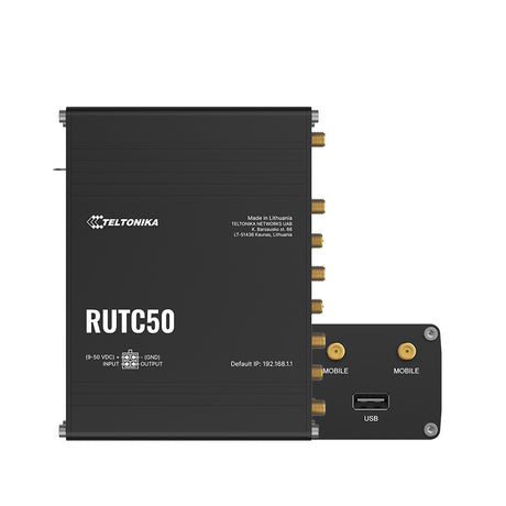 Teltonika RUTC50 5G Router mit WLAN/WiFi-6 Übersicht