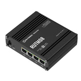 Teltonika RUTM08 Industrial IoT Router mit 4x GbE und VPN, Seitenansicht