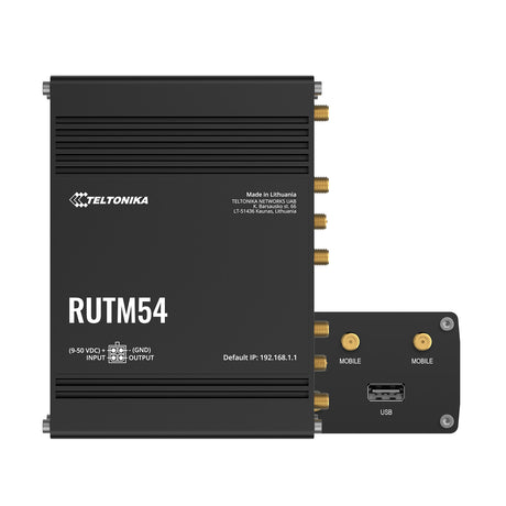 Teltonika RUTM54 Industrial Dual 5G eSIM Router mit 5x GbE & WLAN