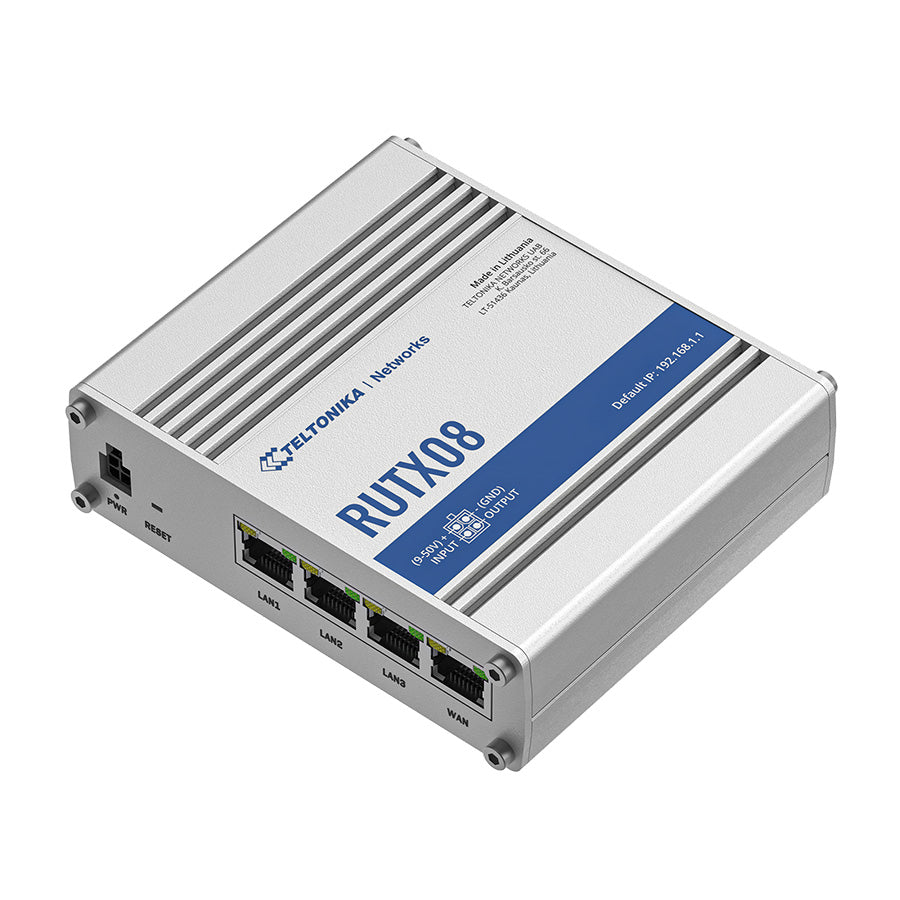 RUTX08 Industrial IoT Router mit 4x GbE und VPN