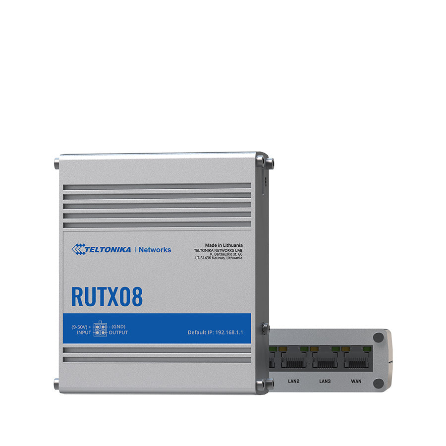 RUTX08 Industrial IoT Router mit 4x GbE und VPN