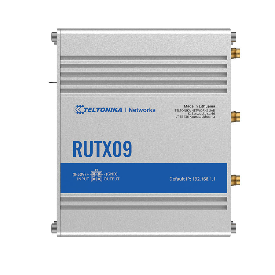 RUTX09 Industrial 4G/LTE Router mit 4x GbE & GNSS