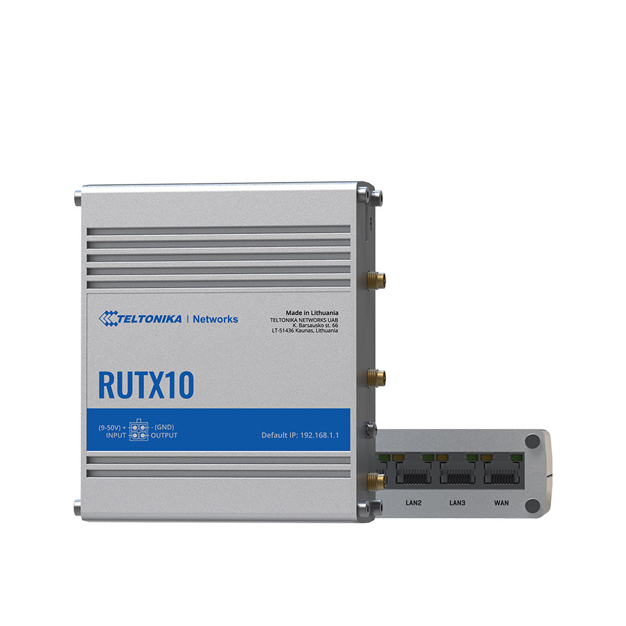 RUTX10 Industrial IoT Router mit 4x GbE, WiFi & Bluetooth