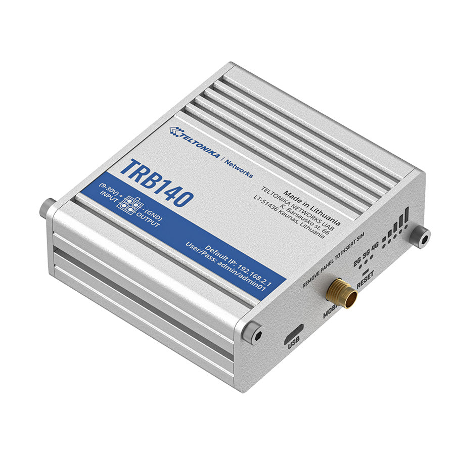 TRB140 Industrial 4G/LTE Gateway mit 1x GbE