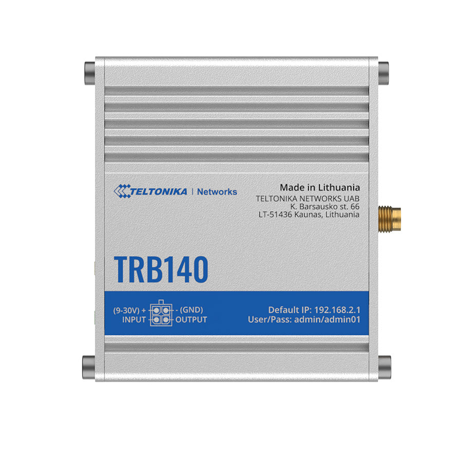 TRB140 Industrial 4G/LTE Gateway mit 1x GbE