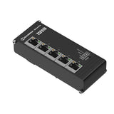 Teltonika TSF010 Industrial 5-Port 100MBit Unmanaged Ethernet Switch (5x RJ45 Ports), Hutschiene