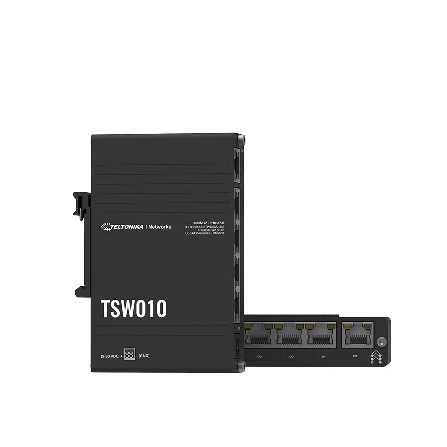 Switch industriel 5 ports Ethernet gigabit Layer 2 non administrable TSW110  Teltonika