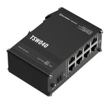 Teltonika TSW040 Unmanaged 8-Port PoE+ Switch, Seitenansicht