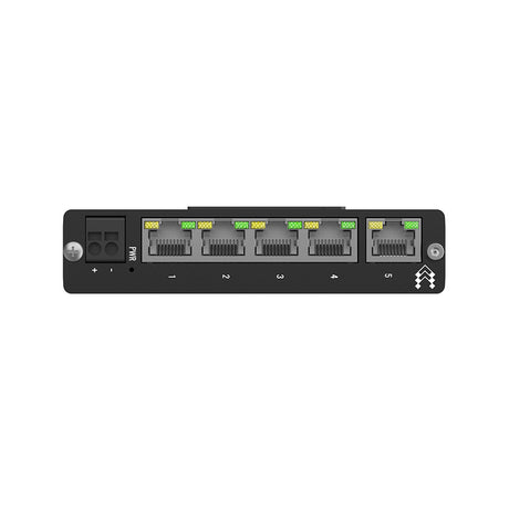 TSW114 Industrial 5-Port Gigabit Unmanaged Ethernet Switch (5x RJ45 Ports), Hutschiene