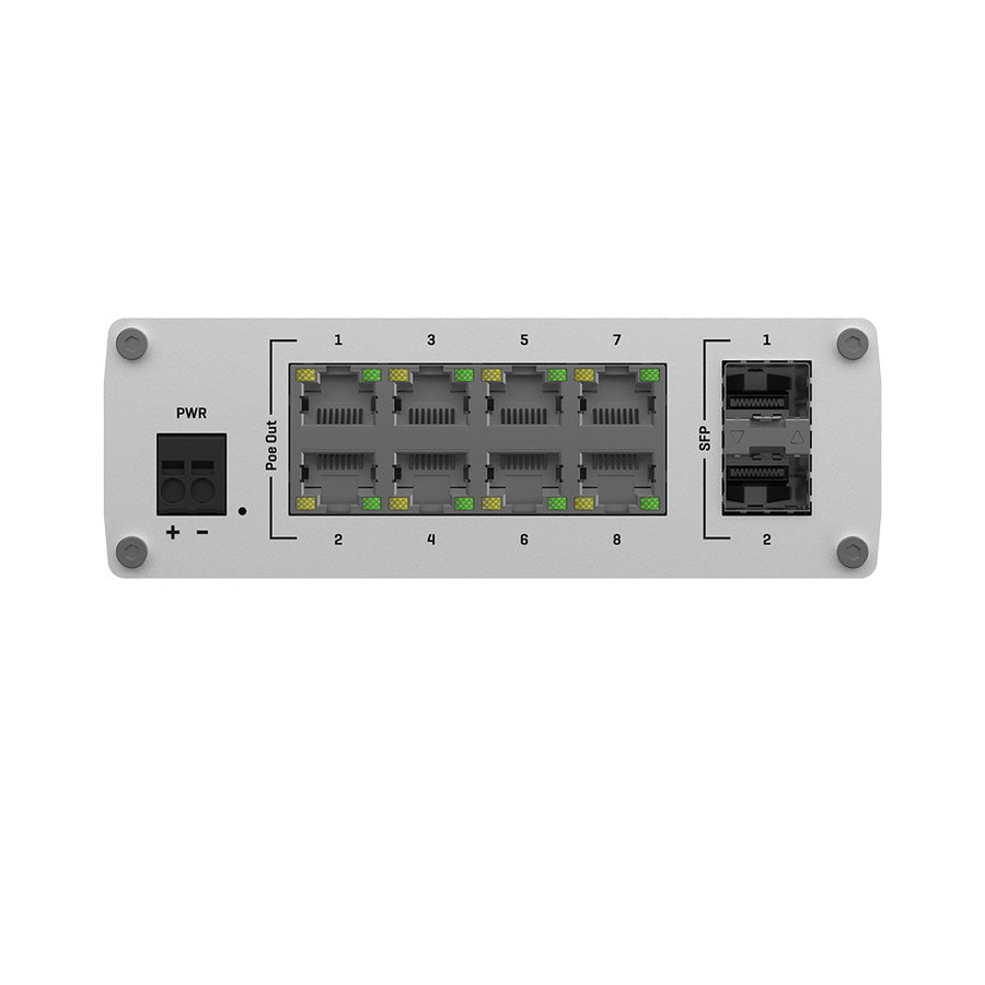 TSW210 10-Port Gigabit Unmanaged Ethernet Switch (8x RJ45 Ports, 2x SFP)