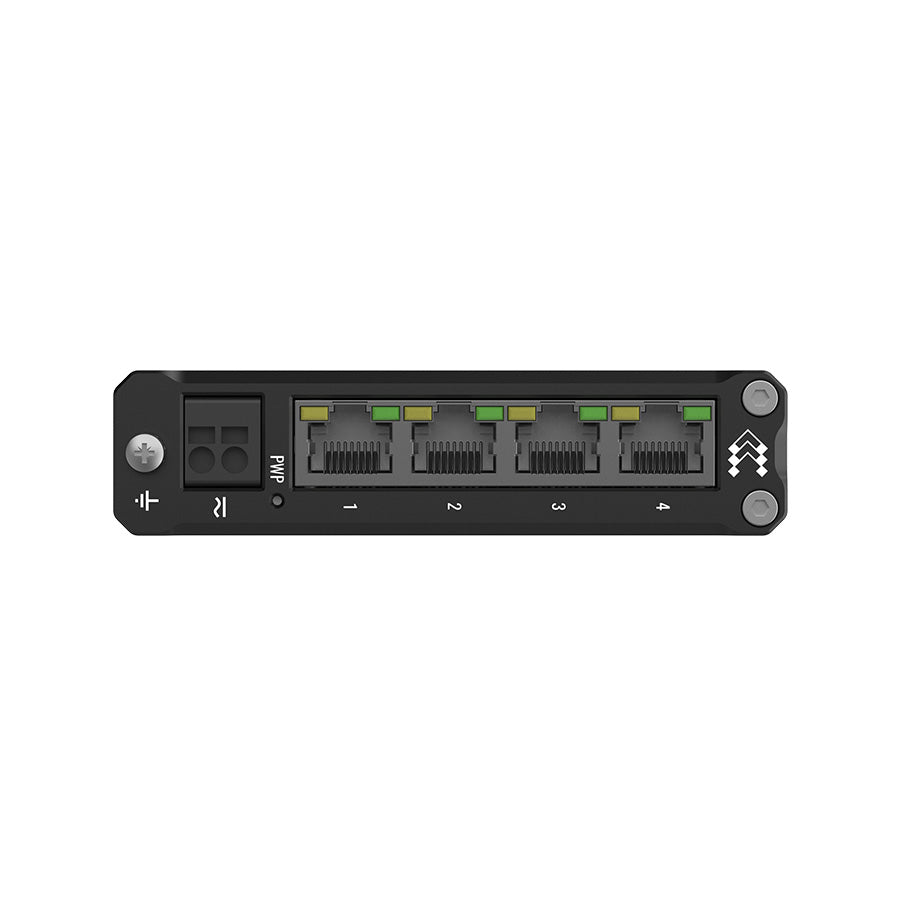 TSW304 Industrial 4-Port Gigabit Unmanaged Ethernet Switch (4x RJ45 Ports,10/100/1000 Mbps)