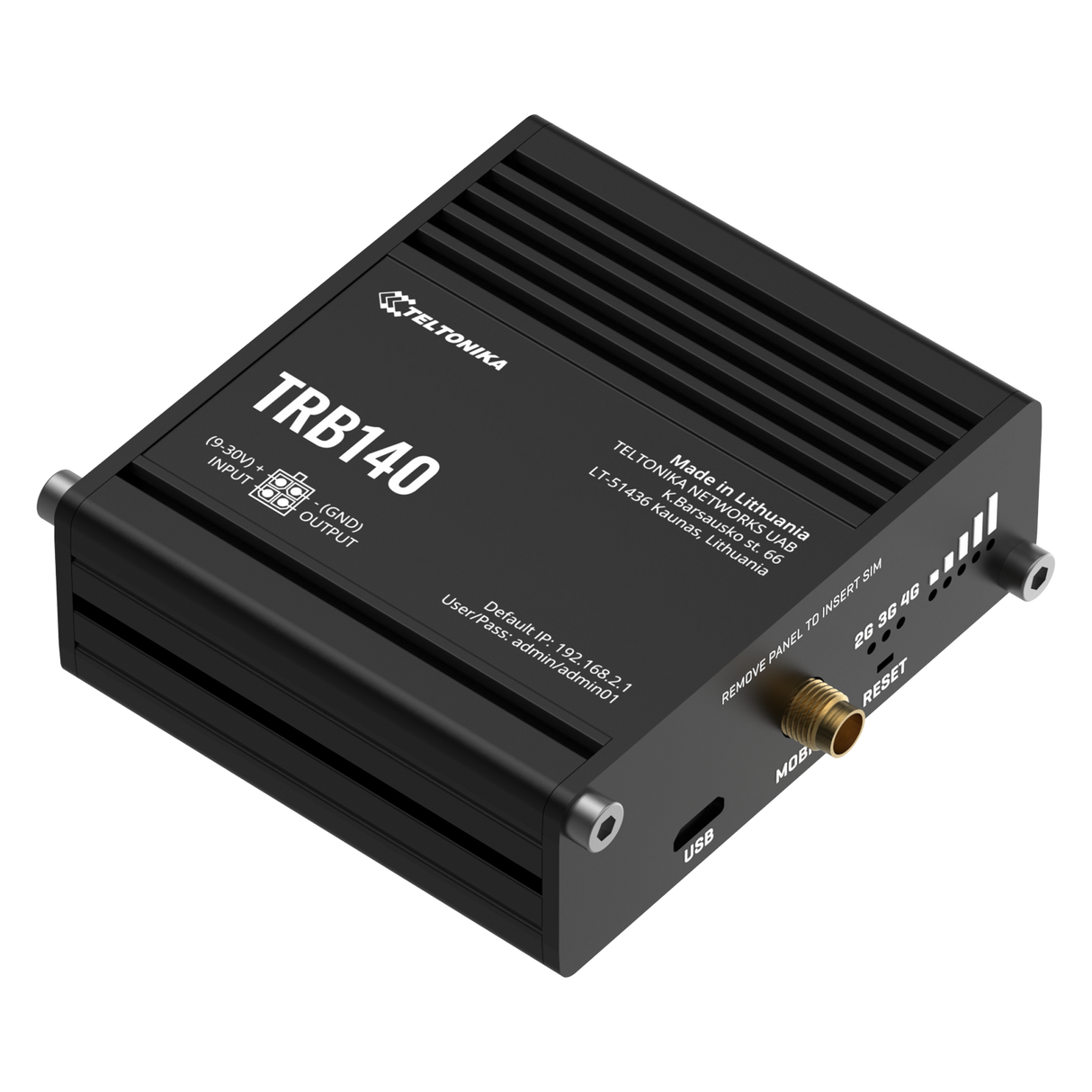 TRB140 Industrial 4G/LTE Gateway mit 1x GbE