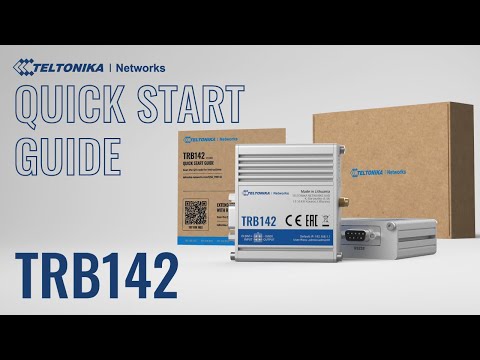 TRB142 Industrial 4G/LTE RS232 Gateway