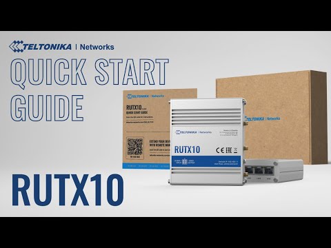 RUTX10 Industrial IoT Router mit 4x GbE, WiFi & Bluetooth