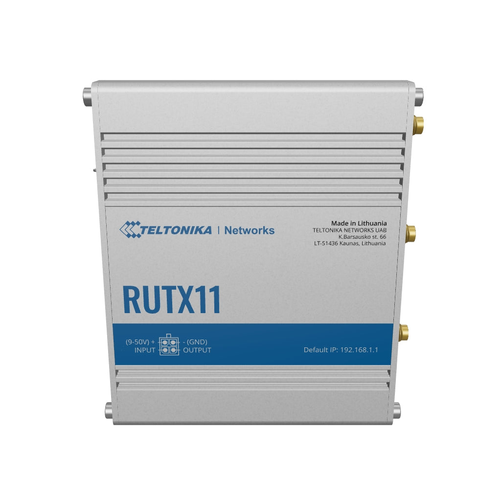 RUTX11 Industrial 4G/LTE Router mit 4x GbE, WiFi & Bluetooth